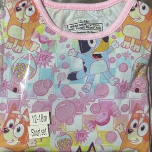 BAMBOO Kids Matching Set - Pink and Blue